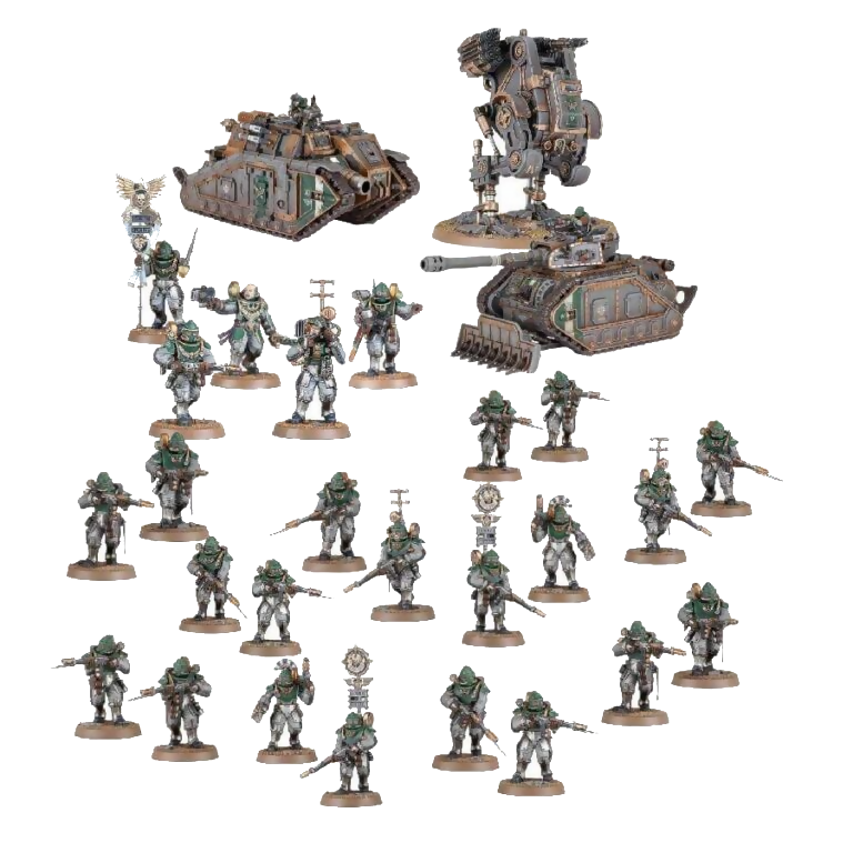 Solar Auxilia Battle Group (Unpainted) (Assembled) From Warhammer 40k