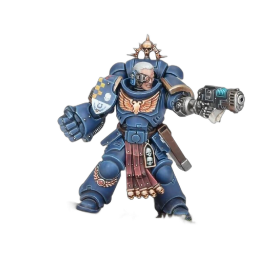 Space Marines Lieutenant (Custom Painted) (Assembled) From Warhammer 40k on Wargame Trader