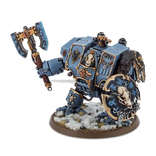 Space Wolves Venerable Dreadnought (Custom Painted) (Assembled) From Warhammer 40k on Wargame Trader