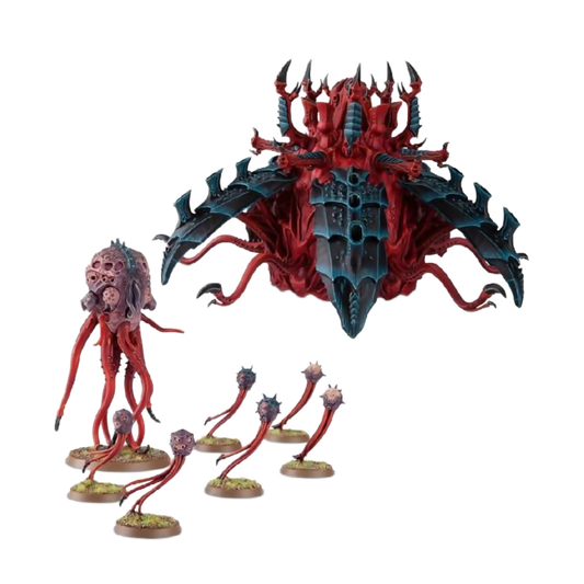 Sporocyst and Mucolid Spore (Custom Painted) (Assembled) From Warhammer 40k on Wargame Trader