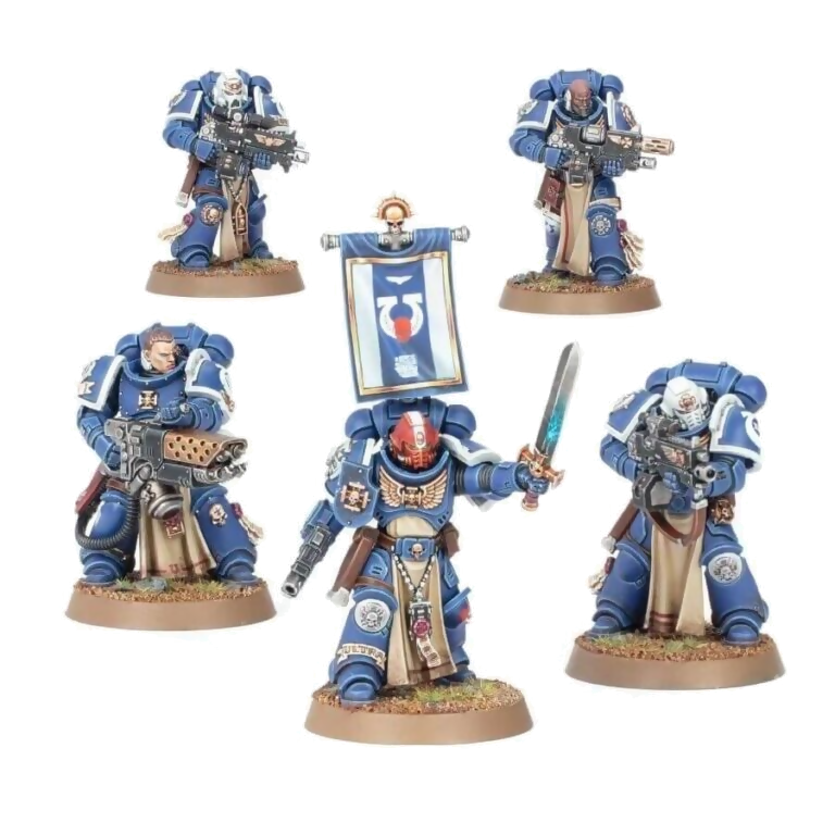 Sternguard Veteran Squad (Unpainted) (Assembled) From Warhammer 40k
