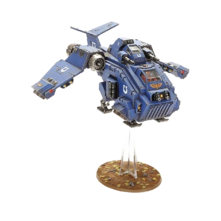 Stormraven Gunship (Unpainted) (Assembled) From Warhammer 40k