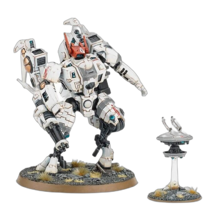 T’au Empire Commander (Unpainted) (Assembled) From Warhammer 40k
