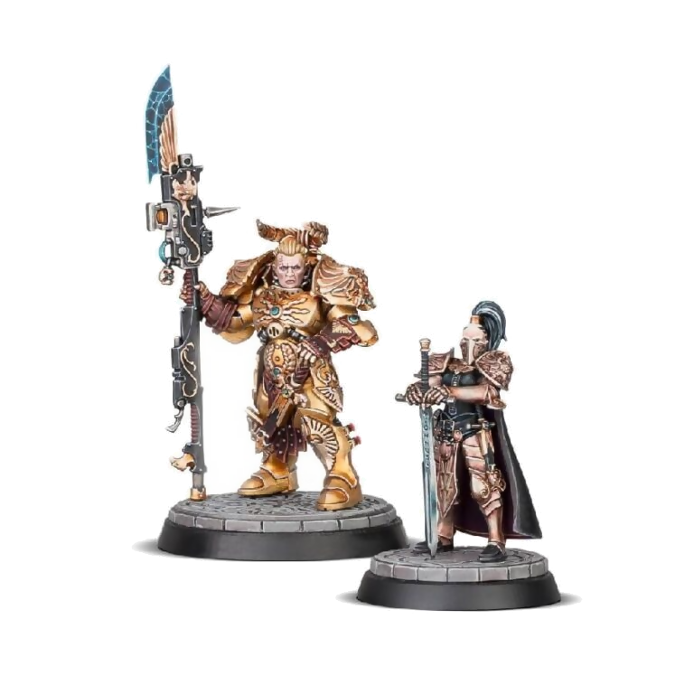 Talons of the Emperor: Valerian and Aleya (Unpainted) (Assembled) From Warhammer 40k on Wargame Trader
