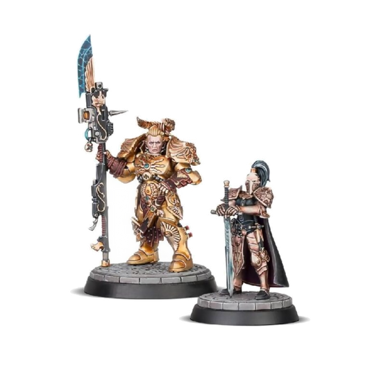 Talons of the Emperor: Valerian and Aleya (Custom Painted) (Assembled) From Warhammer 40k on Wargame Trader