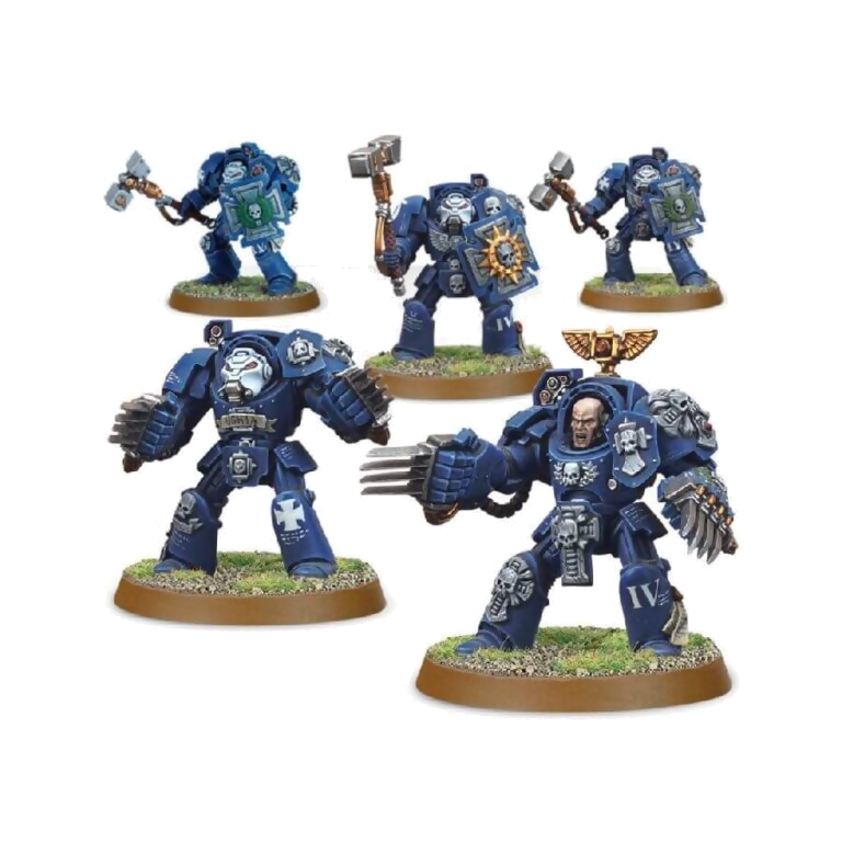 Terminator Assault Squad (Unpainted) (Assembled) From Warhammer 40k on Wargame Trader