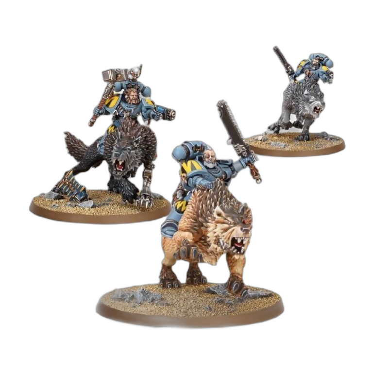 Thunderwolf Cavalry (Custom Painted) (Assembled) From Warhammer 40k