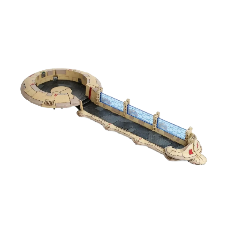 Tidewall Shieldline (Unpainted) (Assembled) From Warhammer 40k