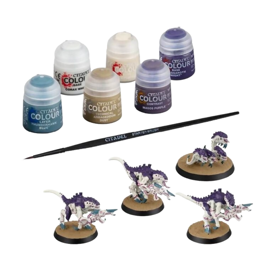 Tyranids: Termagants and Ripper Swarm + Paints Set (Unpainted) (Assembled) From Warhammer 40k on Wargame Trader
