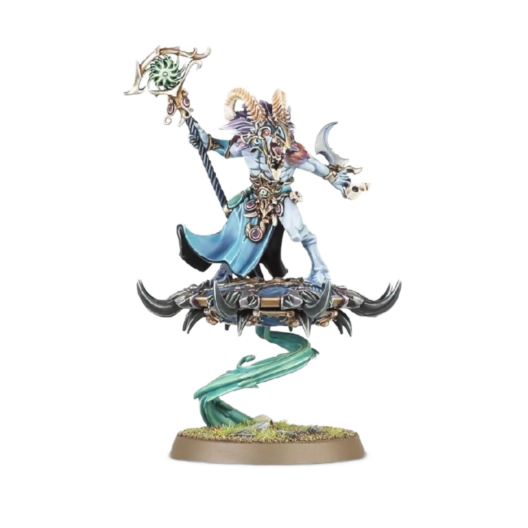 Tzaangor Shaman (Unpainted) (Assembled) From Warhammer 40k