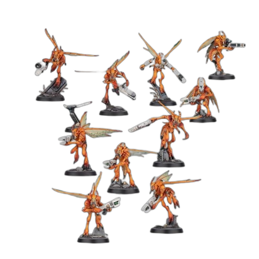 Kill Team - Tau Empire Vespid Stingwings (Custom Painted) (Assembled) From Warhammer 40k