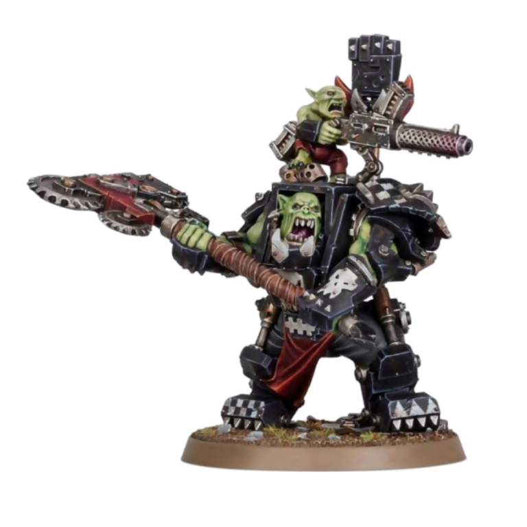 Warboss in Mega Armour (Unpainted) (Assembled) From Warhammer 40K on Wargame Trader