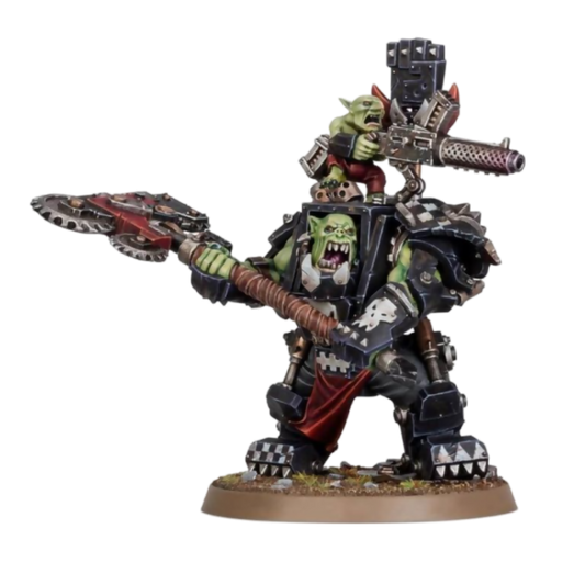 Warboss in Mega Armour (Unpainted) (Assembled) From Warhammer 40K on Wargame Trader