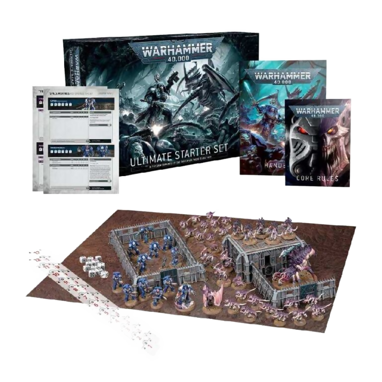 Warhammer 40,000 Ultimate Starter Set (Unpainted) (Assembled) From Warhammer 40k on Wargame Trader
