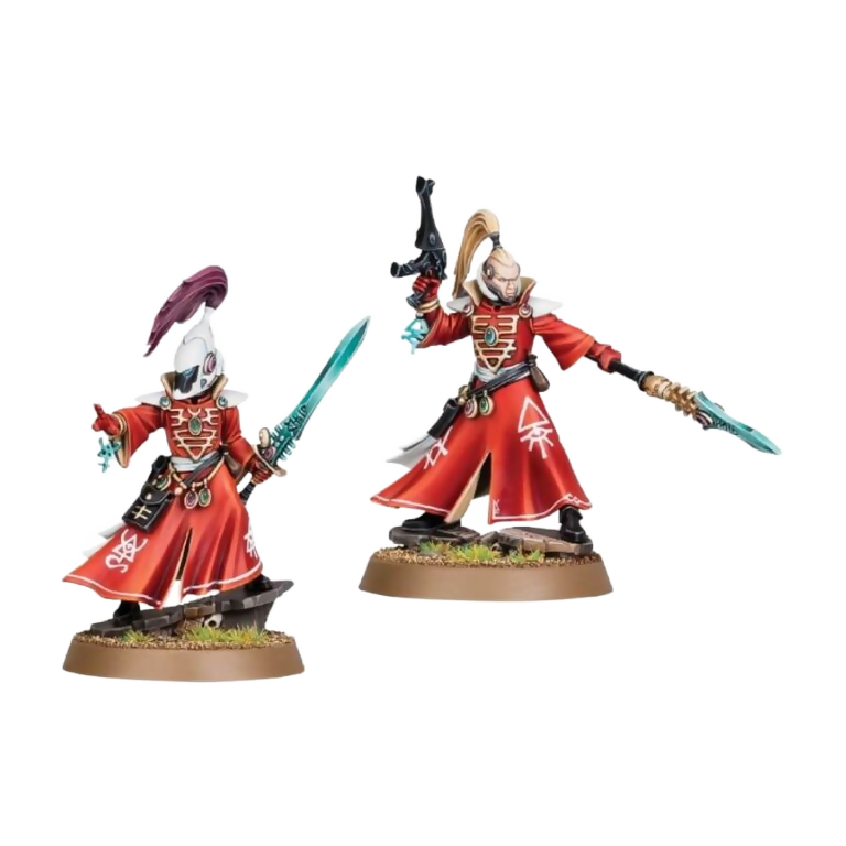 Warlocks (Unpainted) (Assembled) From Warhammer 40k