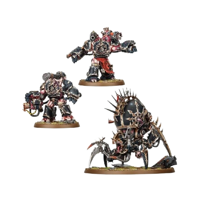 Warpforged: Venomcrawler and Obliterators (Unpainted) (Assembled) From Warhammer 40k