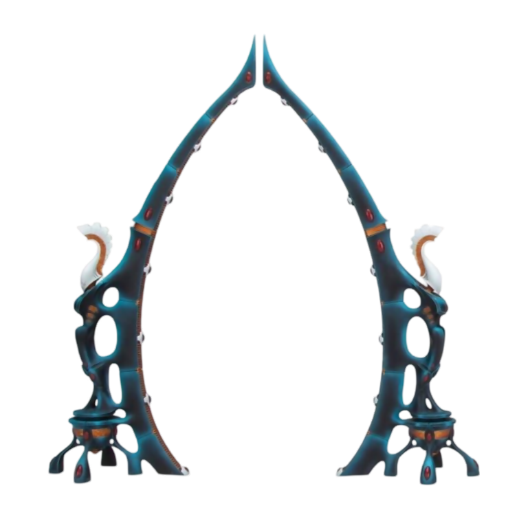 Webway Gate (Unpainted) (Assembled) From Warhammer 40K