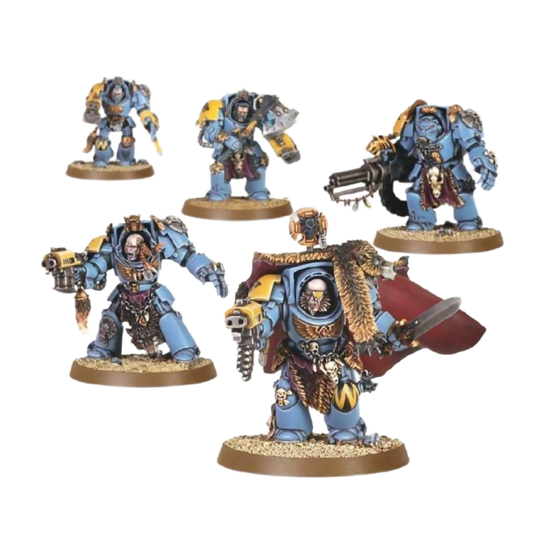 Wolf Guard Terminators (Custom Painted) (Assembled) From Warhammer 40k on Wargame Trader