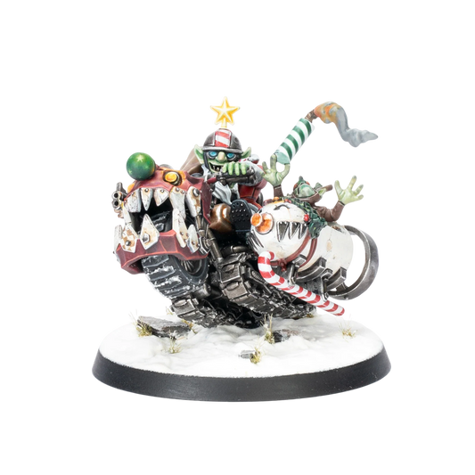 Da Red Gobbo's Squigmobile (Custom Painted) (Assembled)