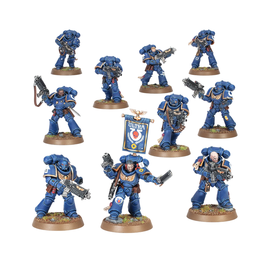 Intercessor Squad (Unpainted) (Assembled)