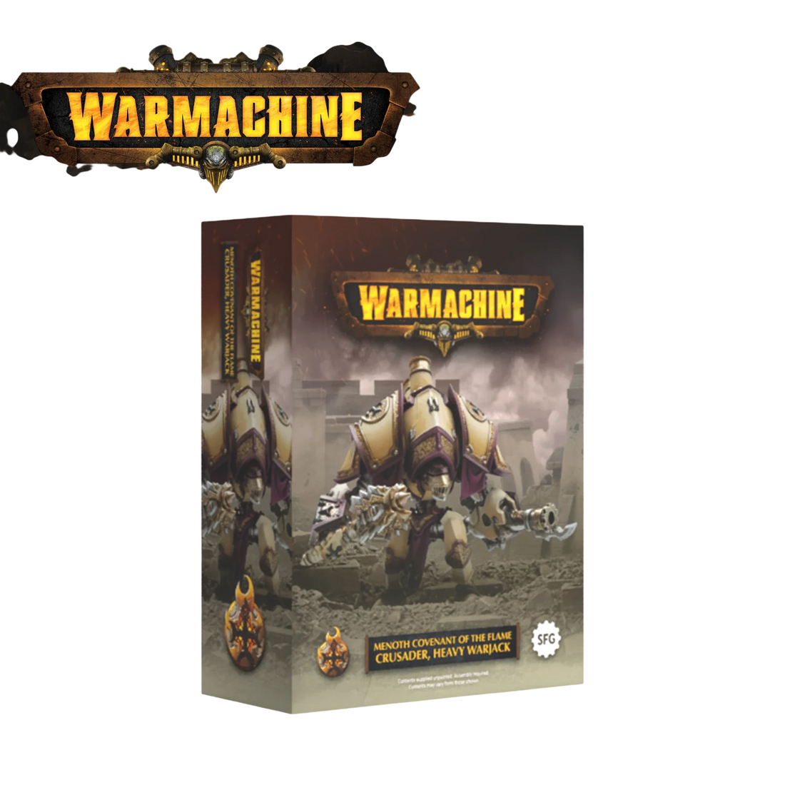 Crusader Heavy Warjack (Custom Painted) (Assembled)