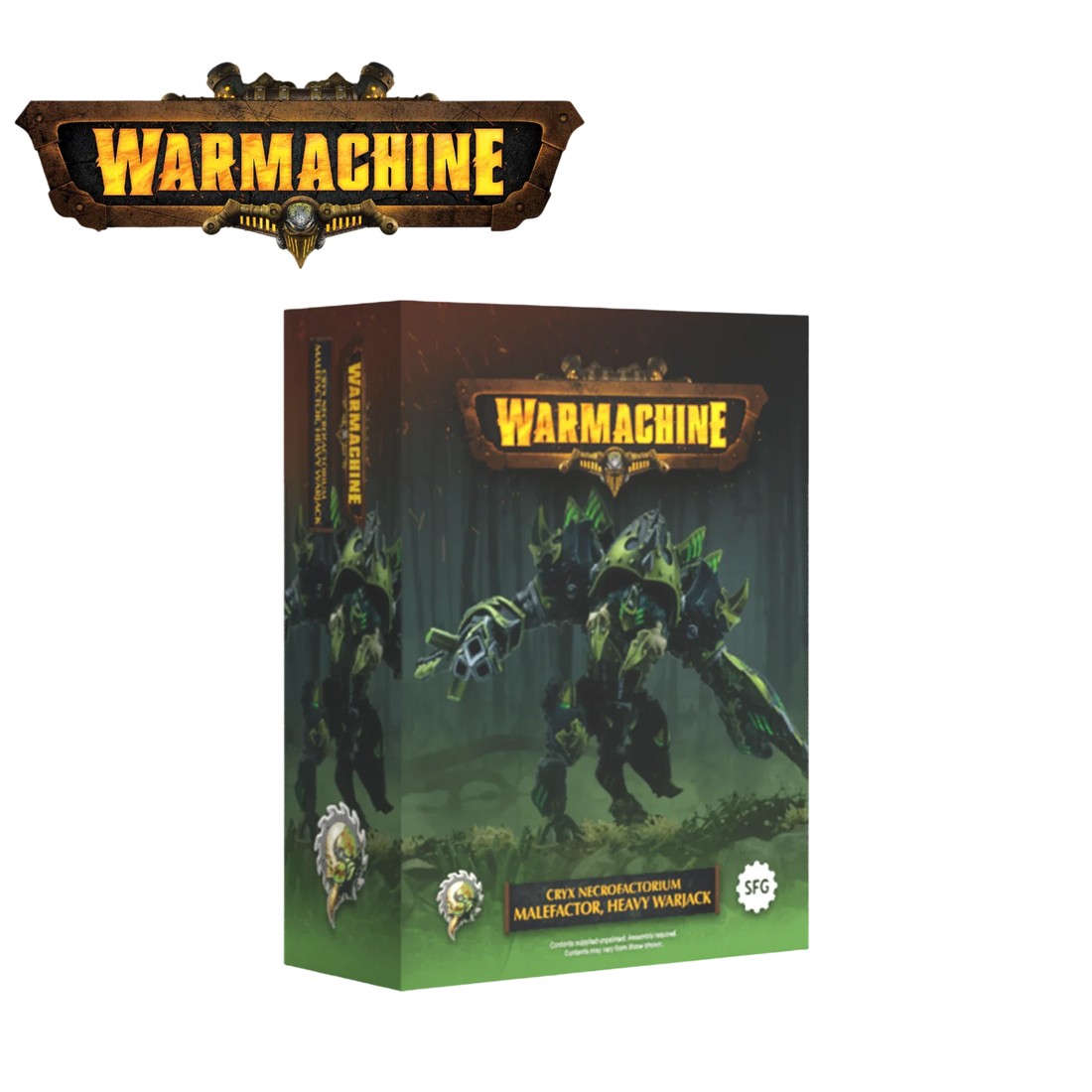 Cryx Necrofactorium Heavy Warjack - Malefactor (Custom Painted) (Assembled)