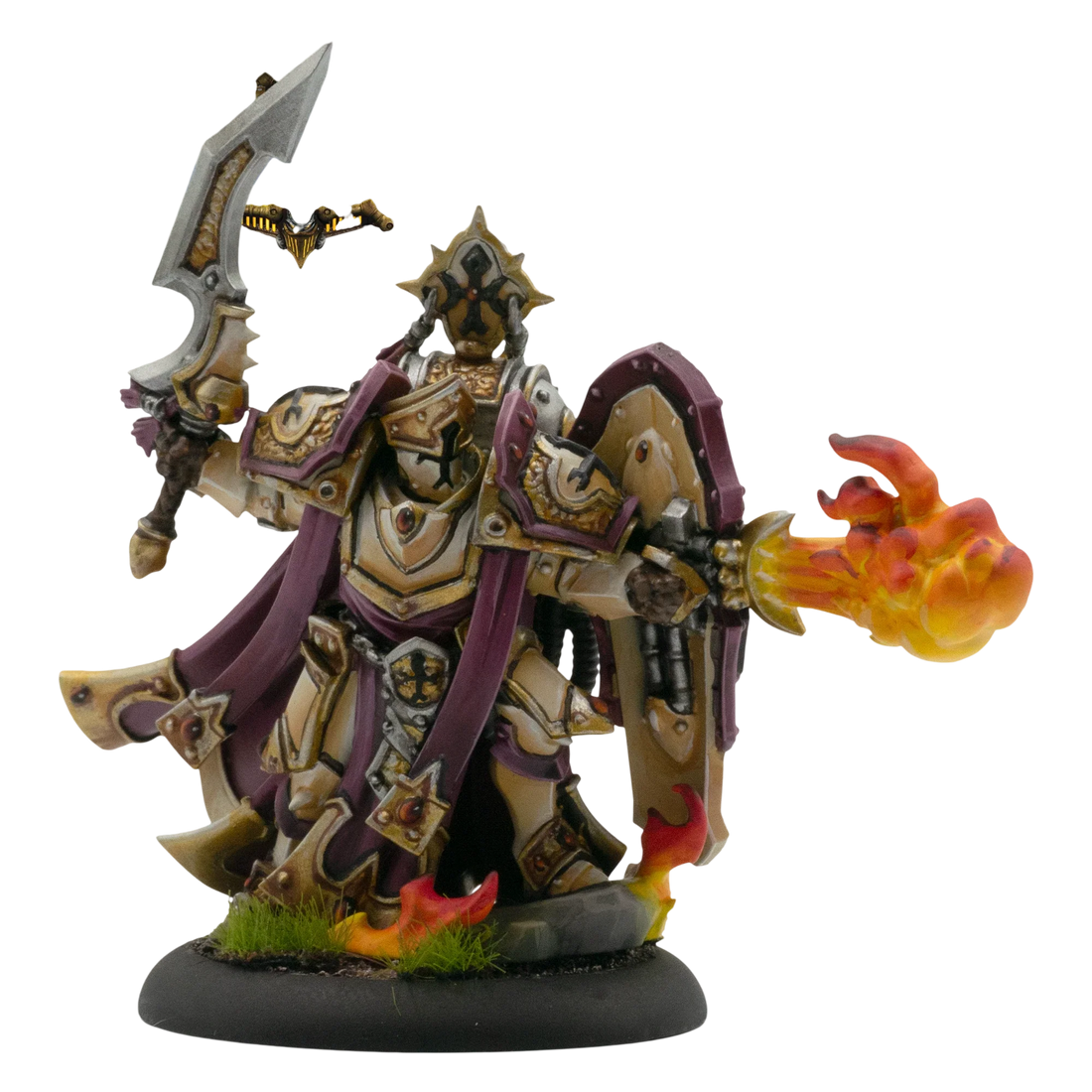 Protectorate of Menoth Covenant of the Flame - Cleanser Preceptor (Custom Painted) (Assembled)
