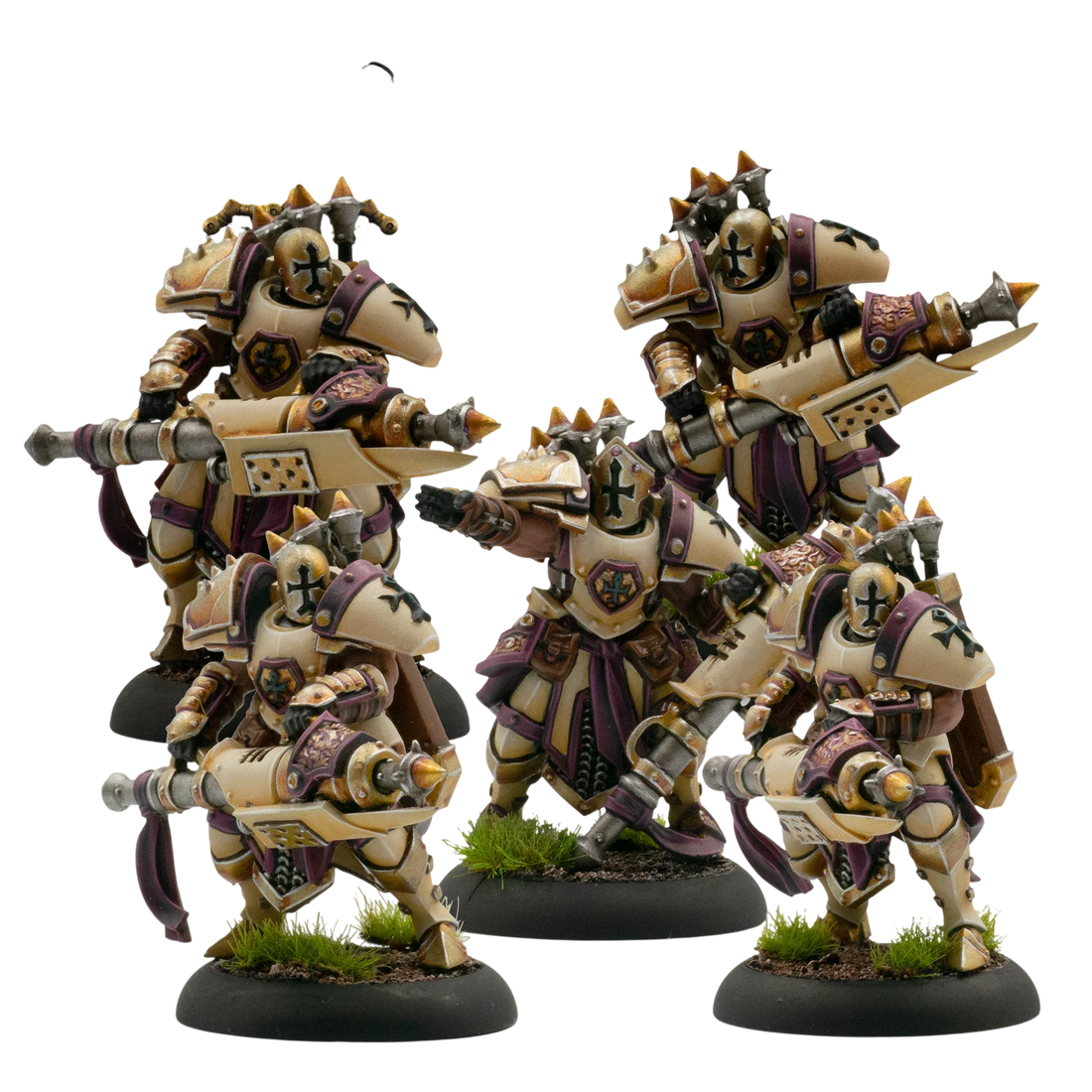 Protectorate of Menoth Covenant of the Flame - Cleanser Skyhammers (Unpainted) (Assembled)