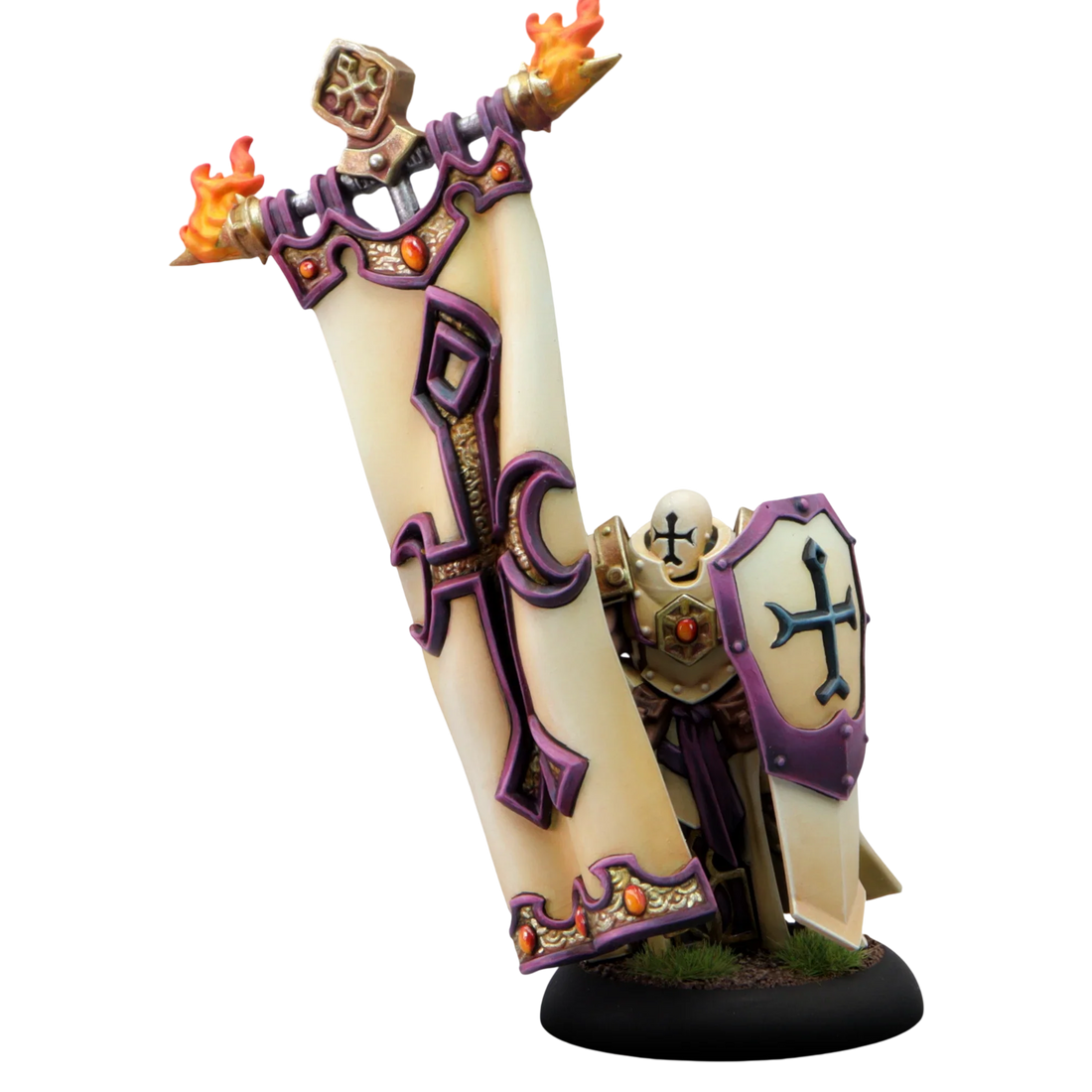 Protectorate of Menoth Covenant of the Flame - Flameguard Defender Standard (New in Box)