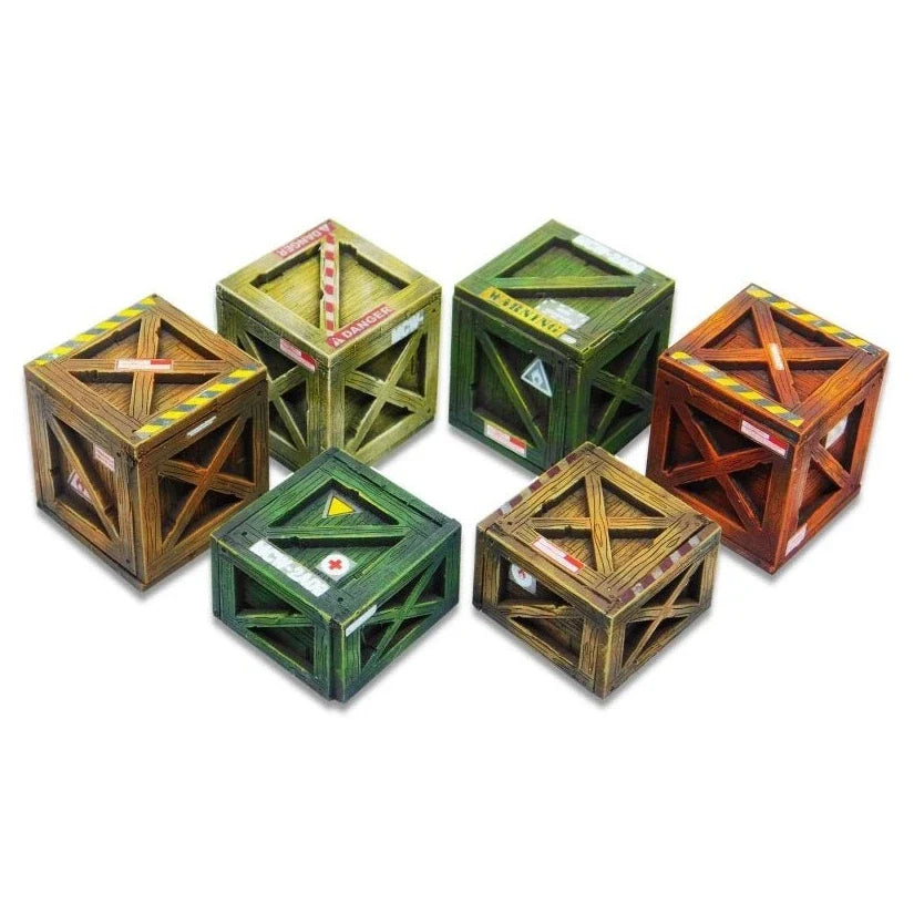 Green Stuff World MDF Boxes for Models and Miniatures – Classic Wood Crates 10298