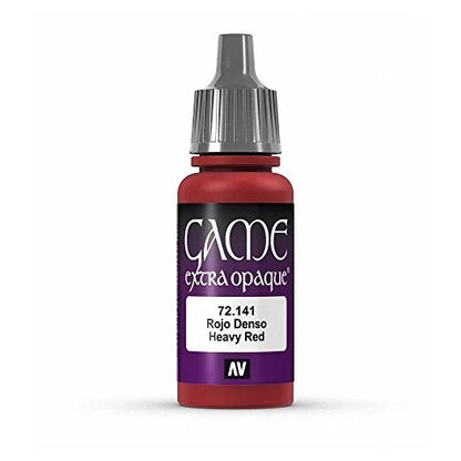 Vallejo Game Color Heavy Red X-Opaque Paint, 17ml
