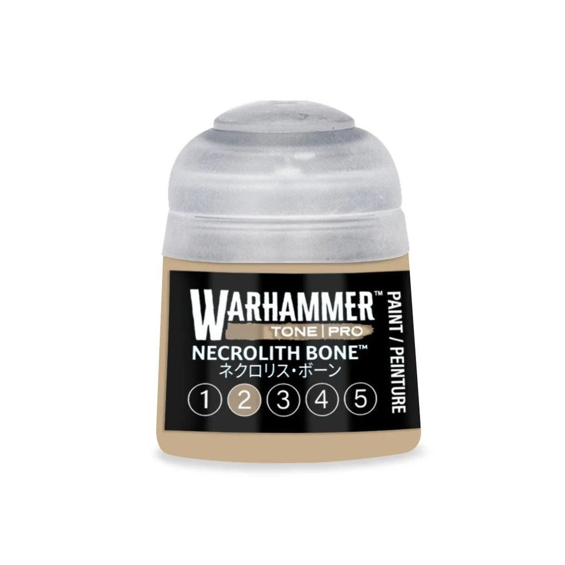Warhammer Tone Pro Paint Necrolith Bone 2 12Ml - Citadel Acrylic