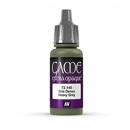 Vallejo Game Color Heavy Grey X-Opaque Paint, 17ml