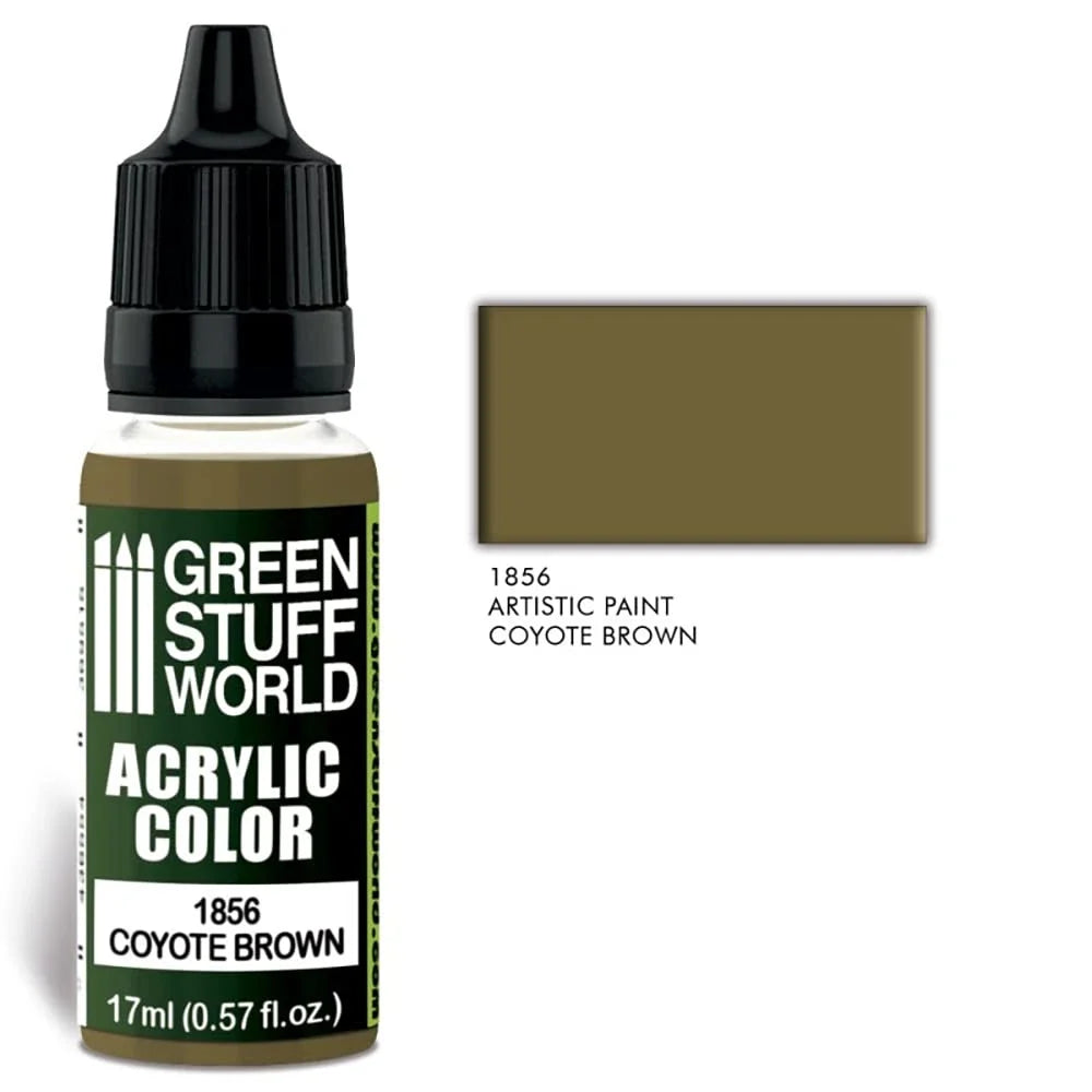 Green Stuff World Acrylic Color Coyote Brown 1856