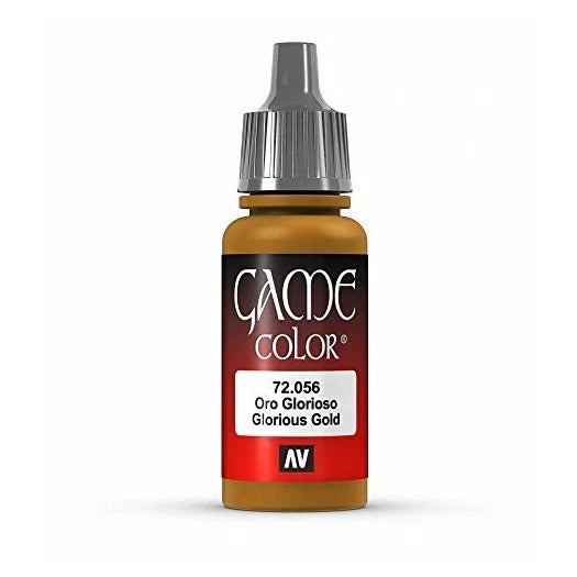 Vallejo Game Color Glorious Gold Paint, 17ml