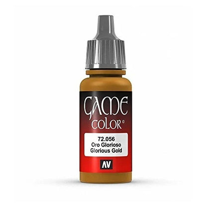 Vallejo Game Color Glorious Gold Paint, 17ml