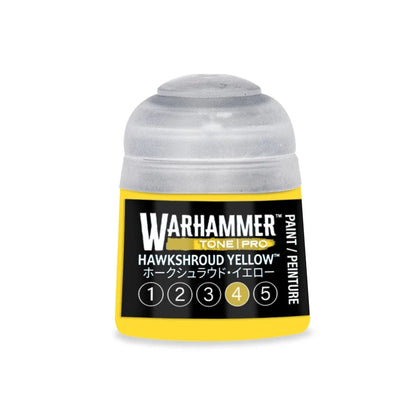 Warhammer Tone Pro Paint Hawkshroud Yellow 4 12Ml - Citadel Acrylic
