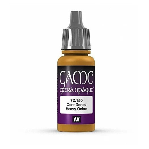 Vallejo Game Color Heavy Ochre X-Opaque Paint, 17ml