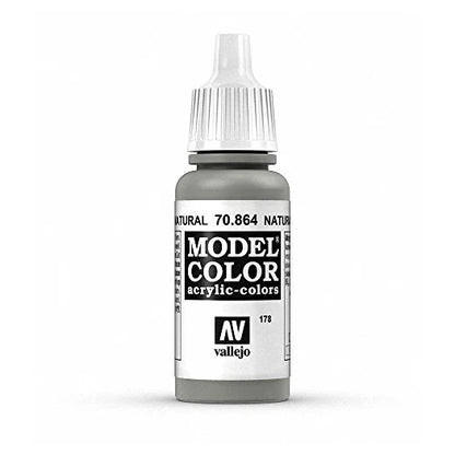 Vallejo Model Color: Natural Steel (70.864) - 17ml