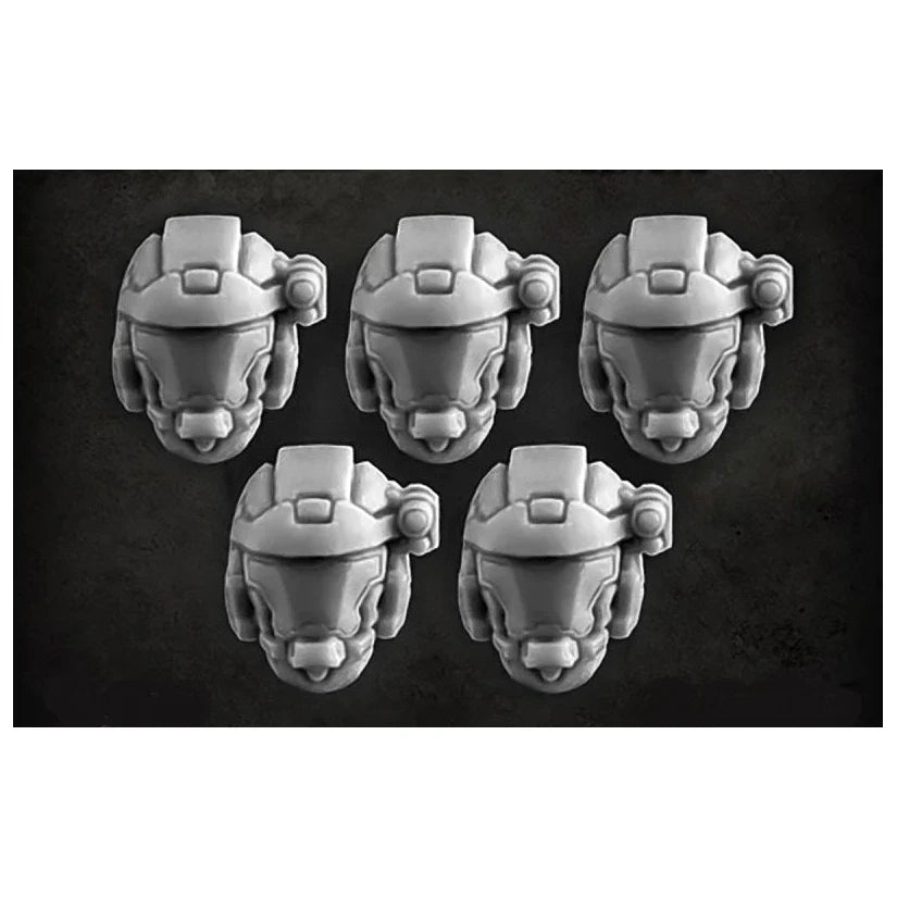 Green Stuff World for Models and Miniatures Impact Team Helmets S125