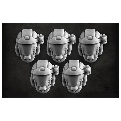 Green Stuff World for Models and Miniatures Impact Team Helmets S125
