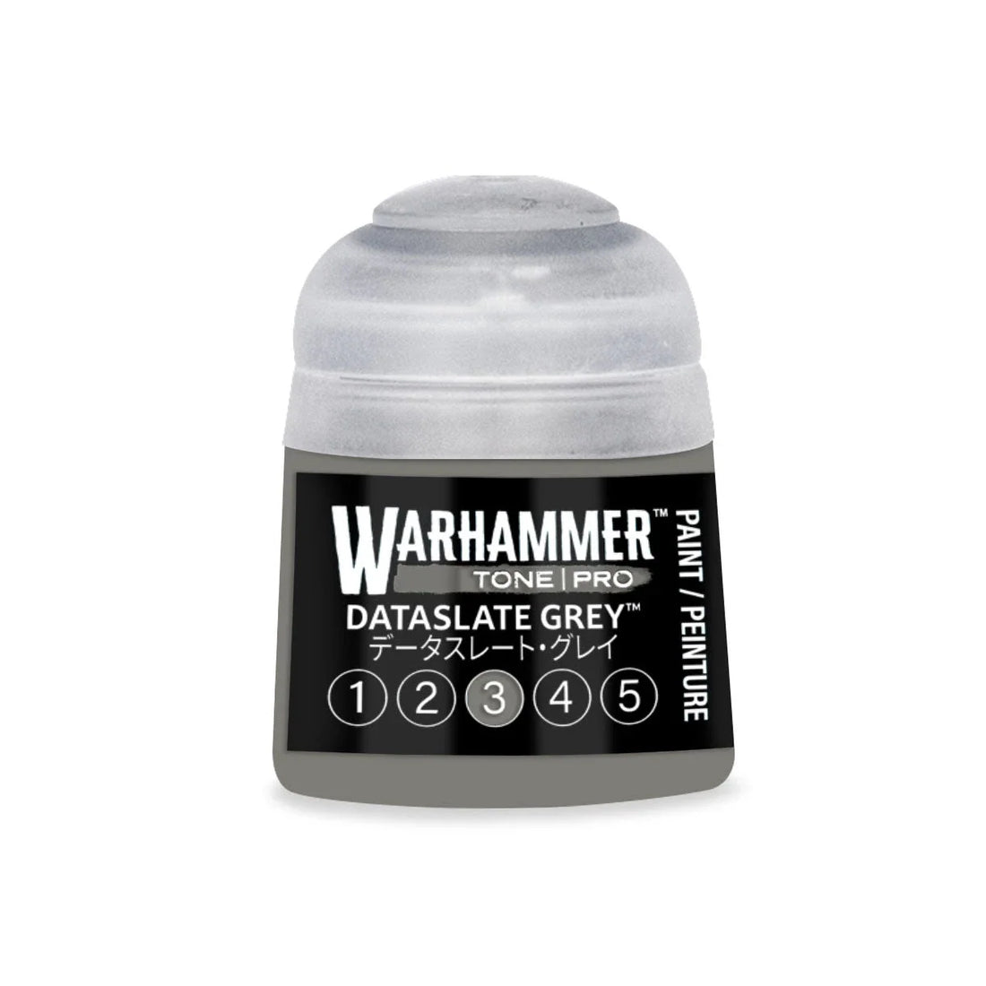 Warhammer Tone Pro Paint Dataslate Grey 3 12Ml - Citadel Acrylic