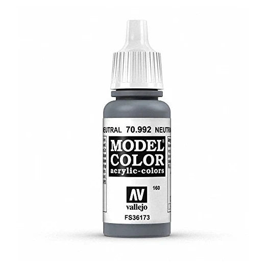 Vallejo Model Color Acrylic Paint, Neutral Grey