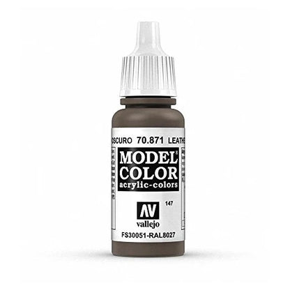 Vallejo Model Color: Leather Brown (70.871) - 17ml
