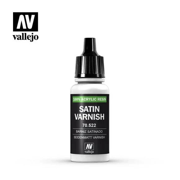 Vallejo Auxiliary Products: Satin Varnish (70.522) - 17ml