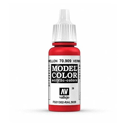 Vallejo Model Color: Vermillion (70.909) - 17ml