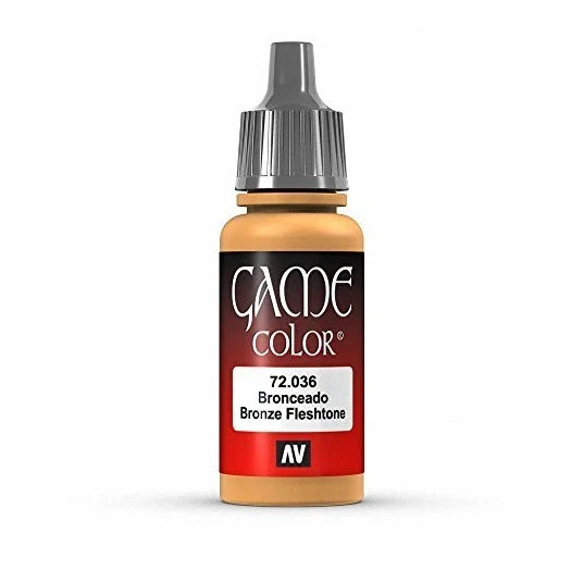 Vallejo Game Color Bronze Fleshtone Paint, 17ml