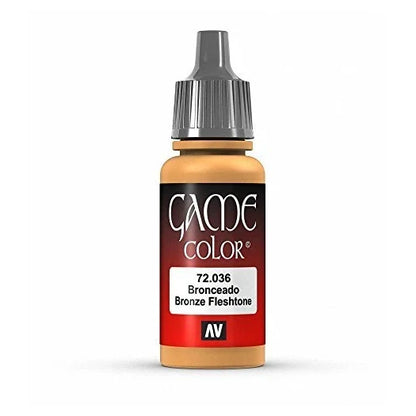 Vallejo Game Color Bronze Fleshtone Paint, 17ml