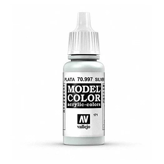 Vallejo Model Color: Silver (70.997) - 17ml
