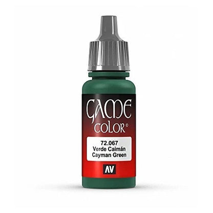 Vallejo Game Color Cayman Green Paint, 17ml